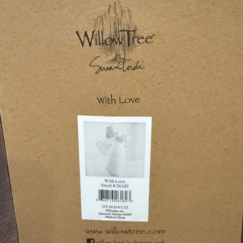 Willow Tree With Love Angel Figurine NIB #26182 Susan Lordi - Picture 5 of 6